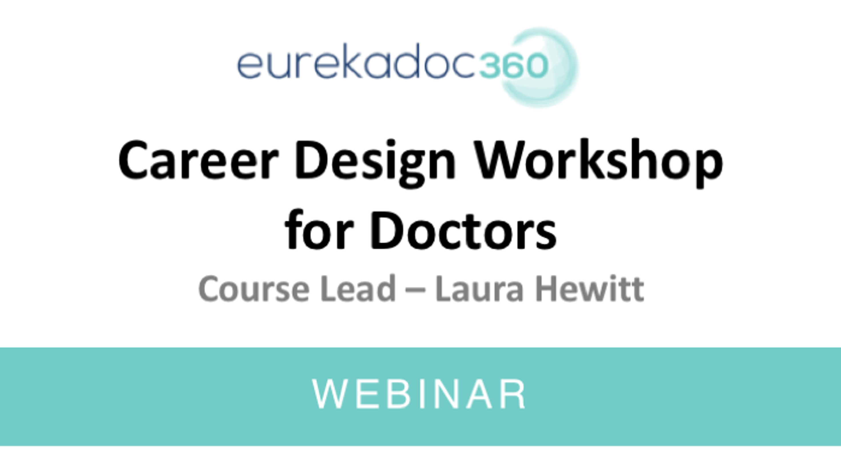 Career Design Workshop for Doctors